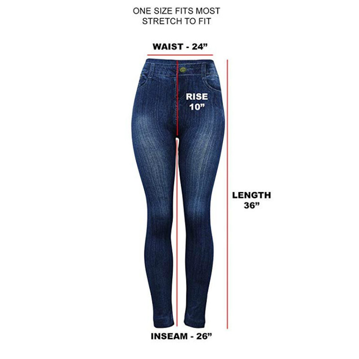 Women's Faux Denim Leggings