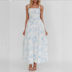 Women's Fitted-waist Maxi Skirt Dress