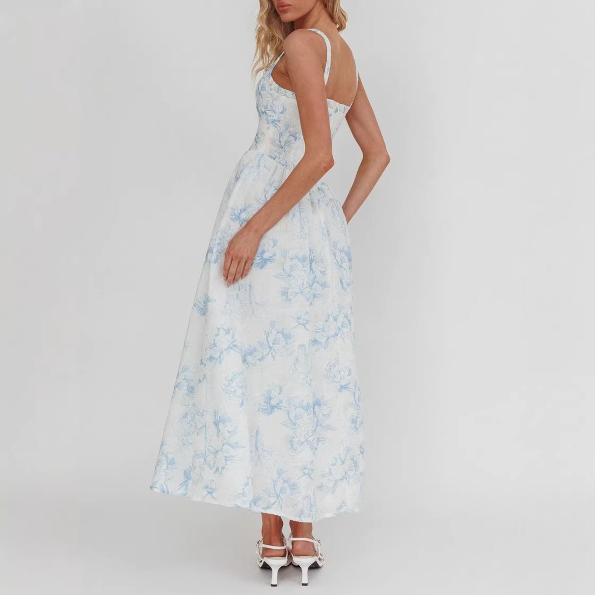 Women's Fitted-waist Maxi Skirt Dress