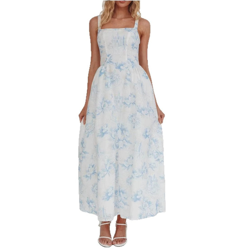 Women's Fitted-waist Maxi Skirt Dress