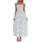 Women's Fitted-waist Maxi Skirt Dress