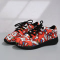 Women's Floral Santa Claus Sneakers Nude British Lefu