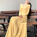 Women's French- Belted Knit Dress