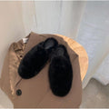 Women's Fur Half Slippers Baotou Lazy People Wear