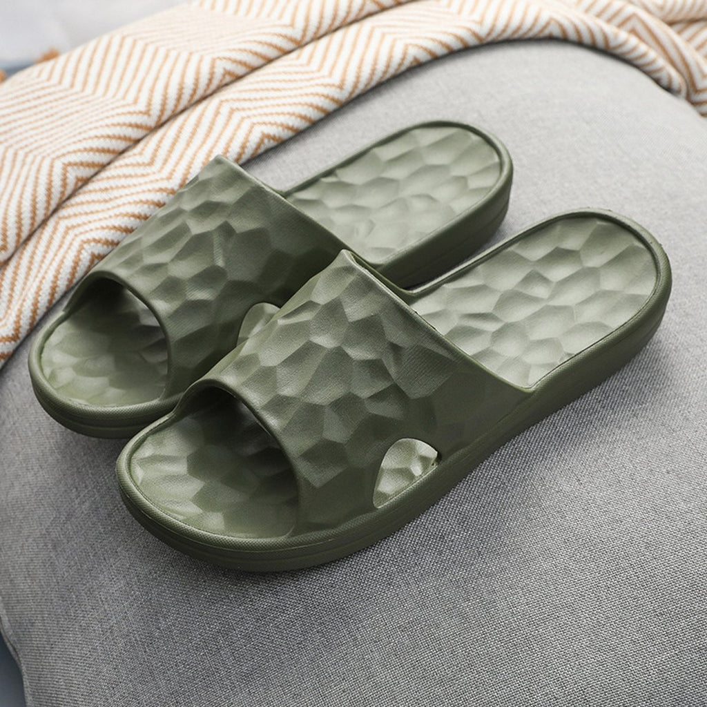 Women's Geometric Bathroom Slippers