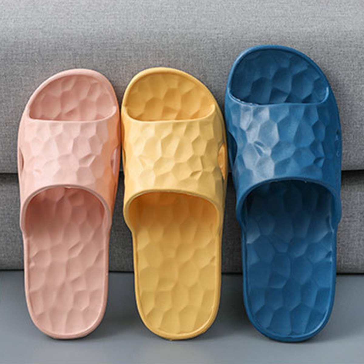 Women's Geometric Bathroom Slippers