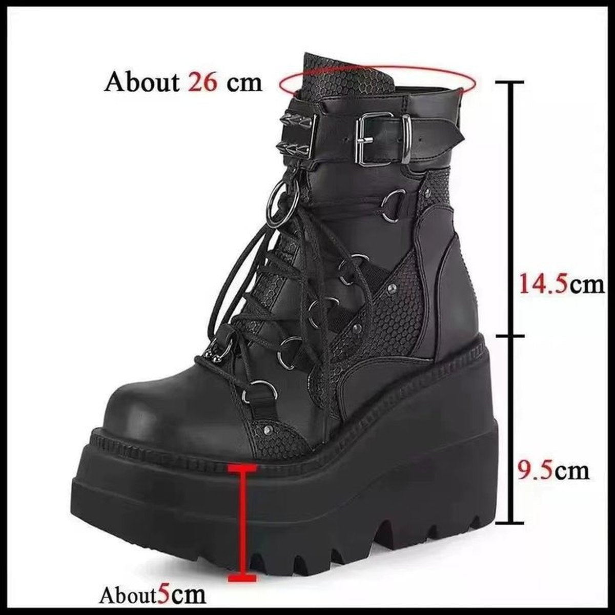 Women's Gothic Platform Boots