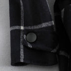 Women's Grid Coat Mid-length Woolen