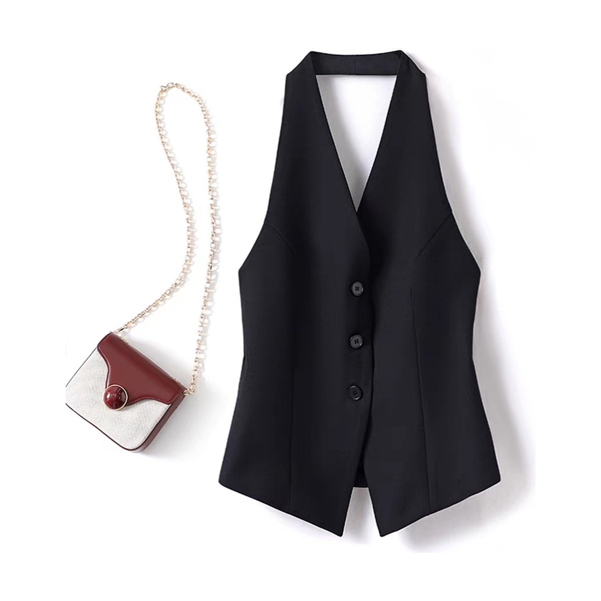 Women's Halter Suit Vest Sleeveless