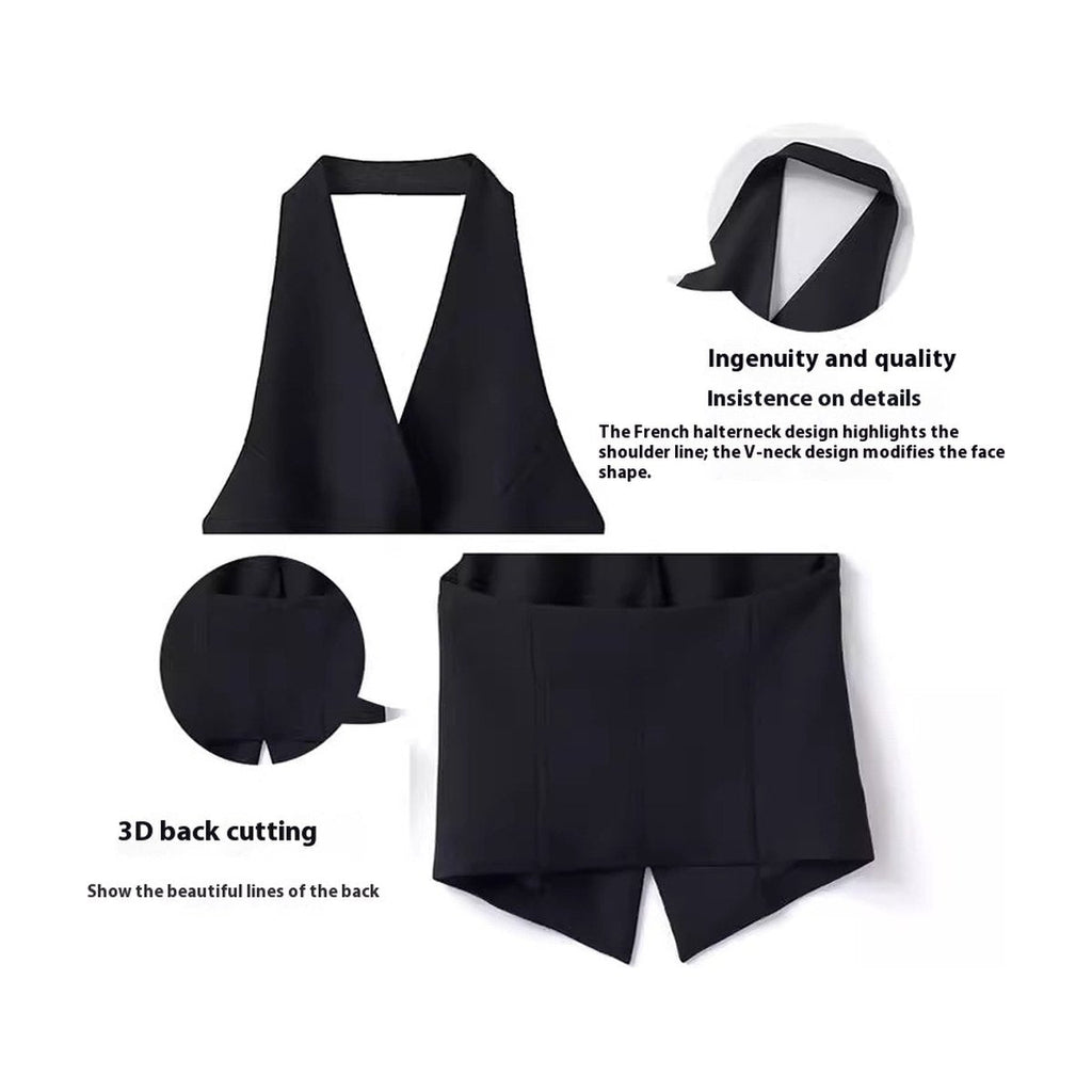 Women's Halter Suit Vest Sleeveless