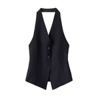 Women's Halter Suit Vest Sleeveless