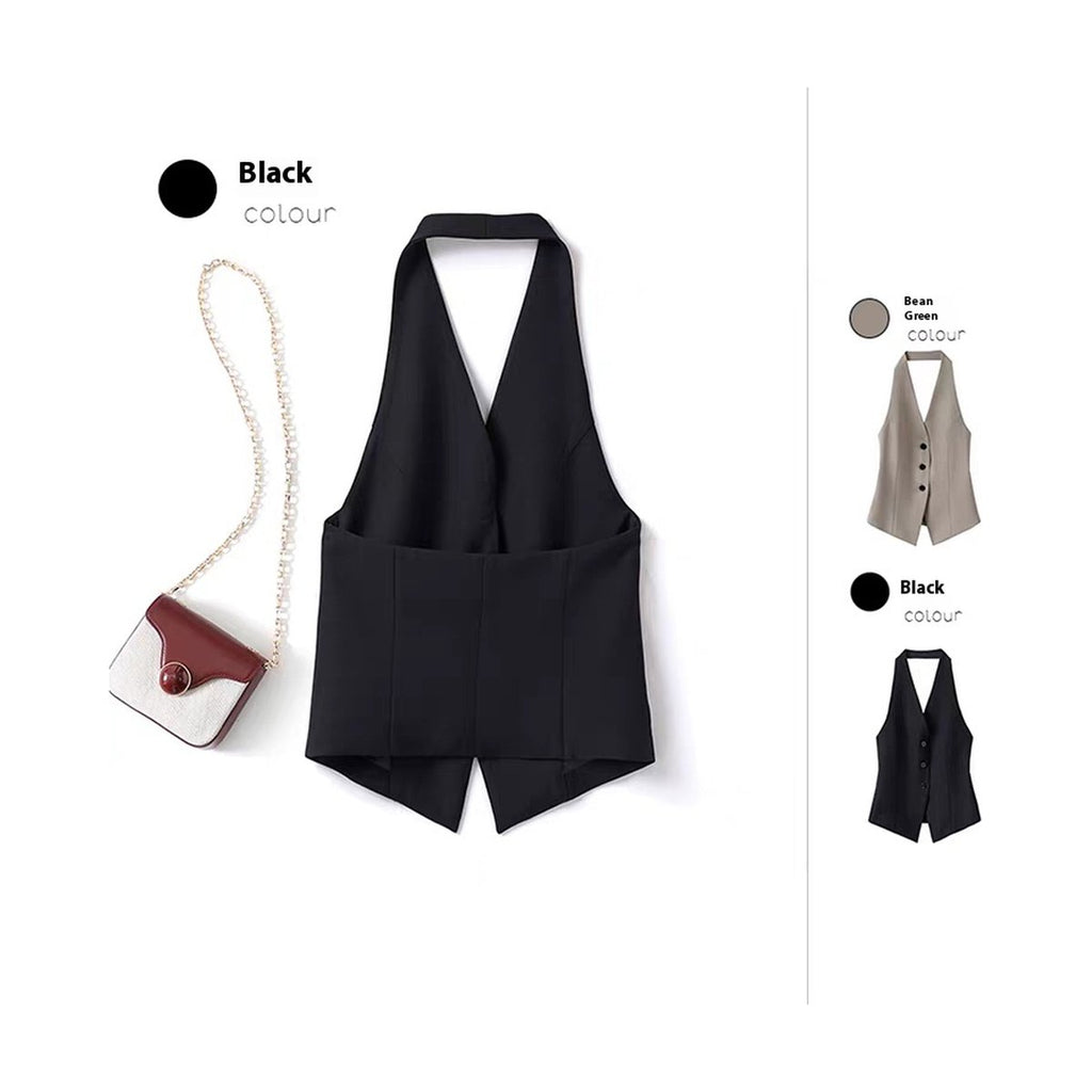Women's Halter Suit Vest Sleeveless