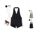 Women's Halter Suit Vest Sleeveless