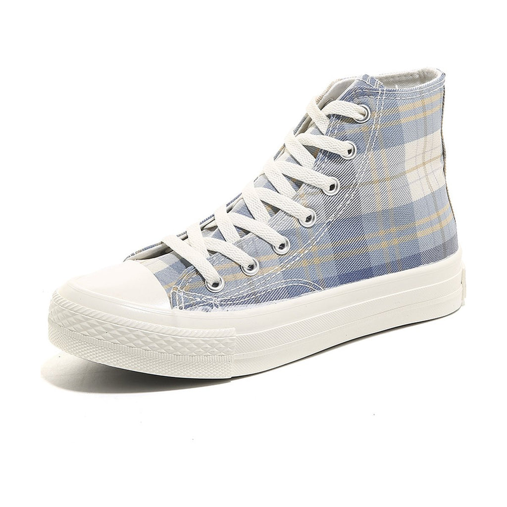 Women's High-top Canvas Shoes Original White Student Retro