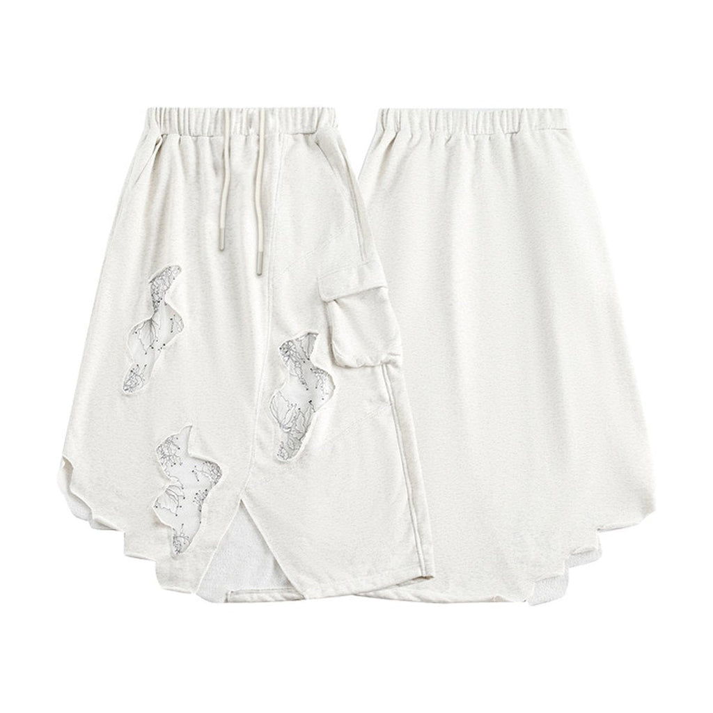 Women's Holes Stitching Skirt