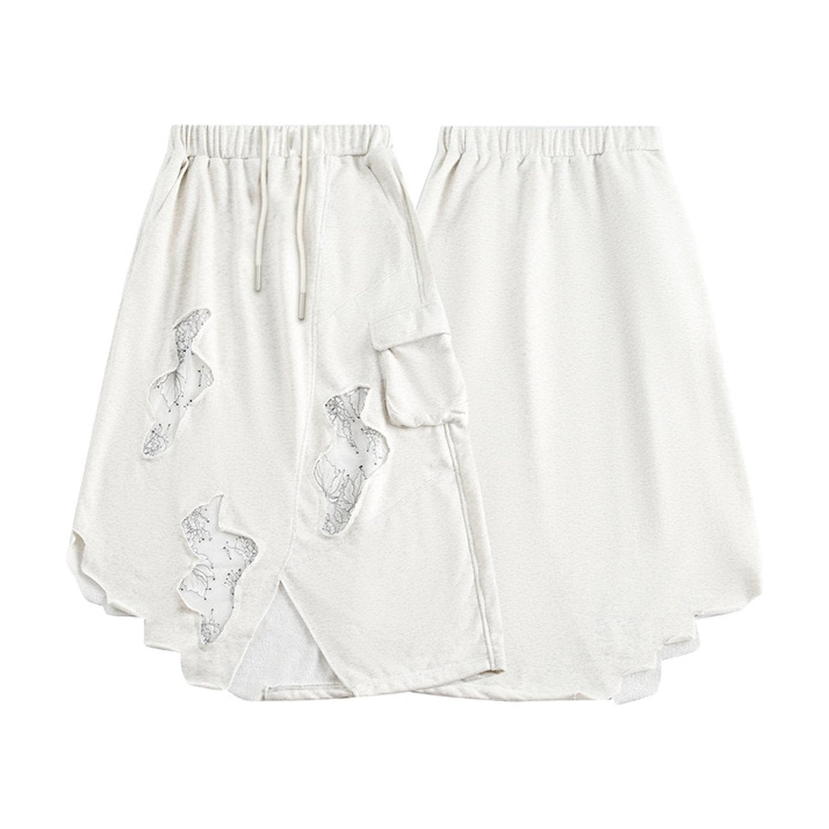 Women's Holes Stitching Skirt