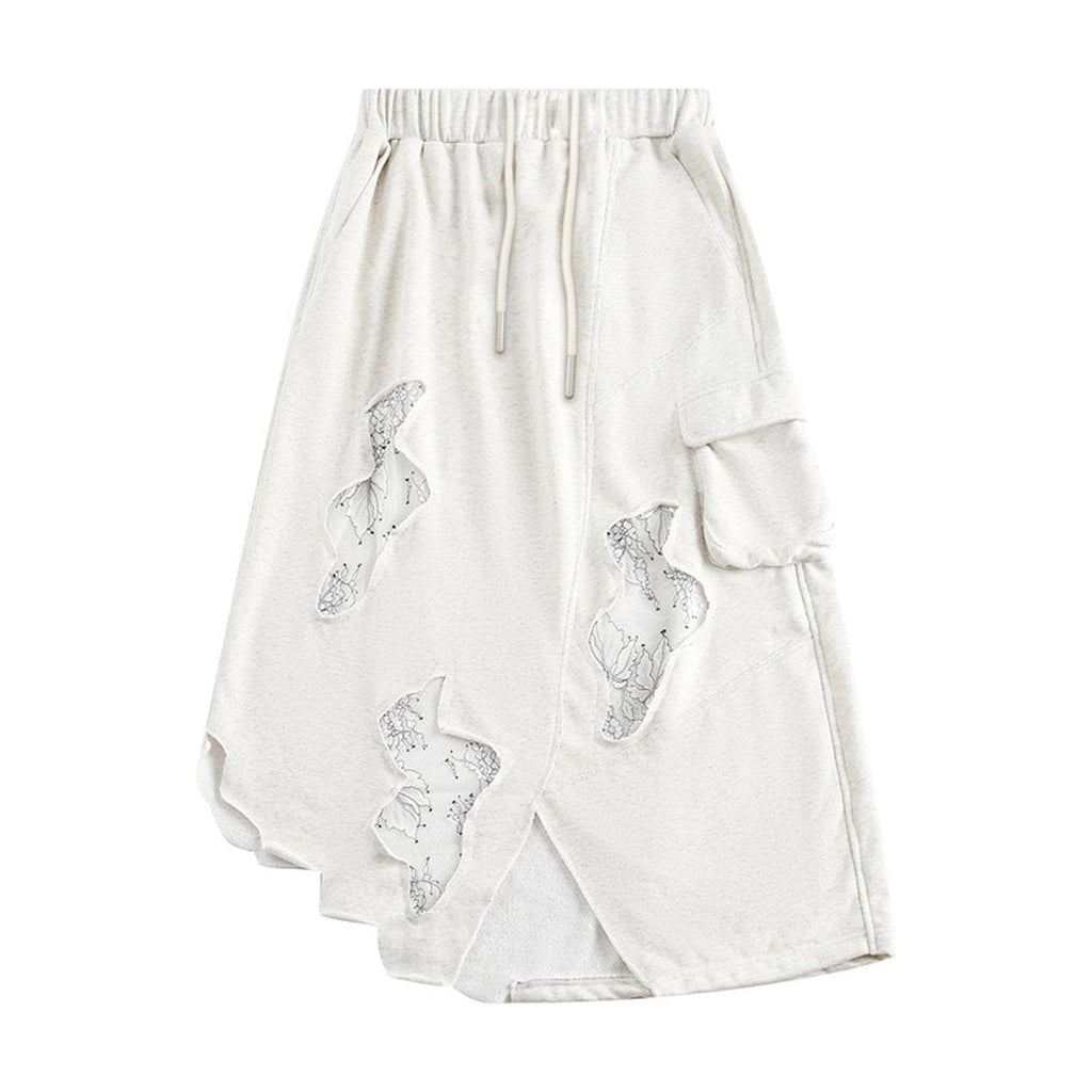 Women's Holes Stitching Skirt