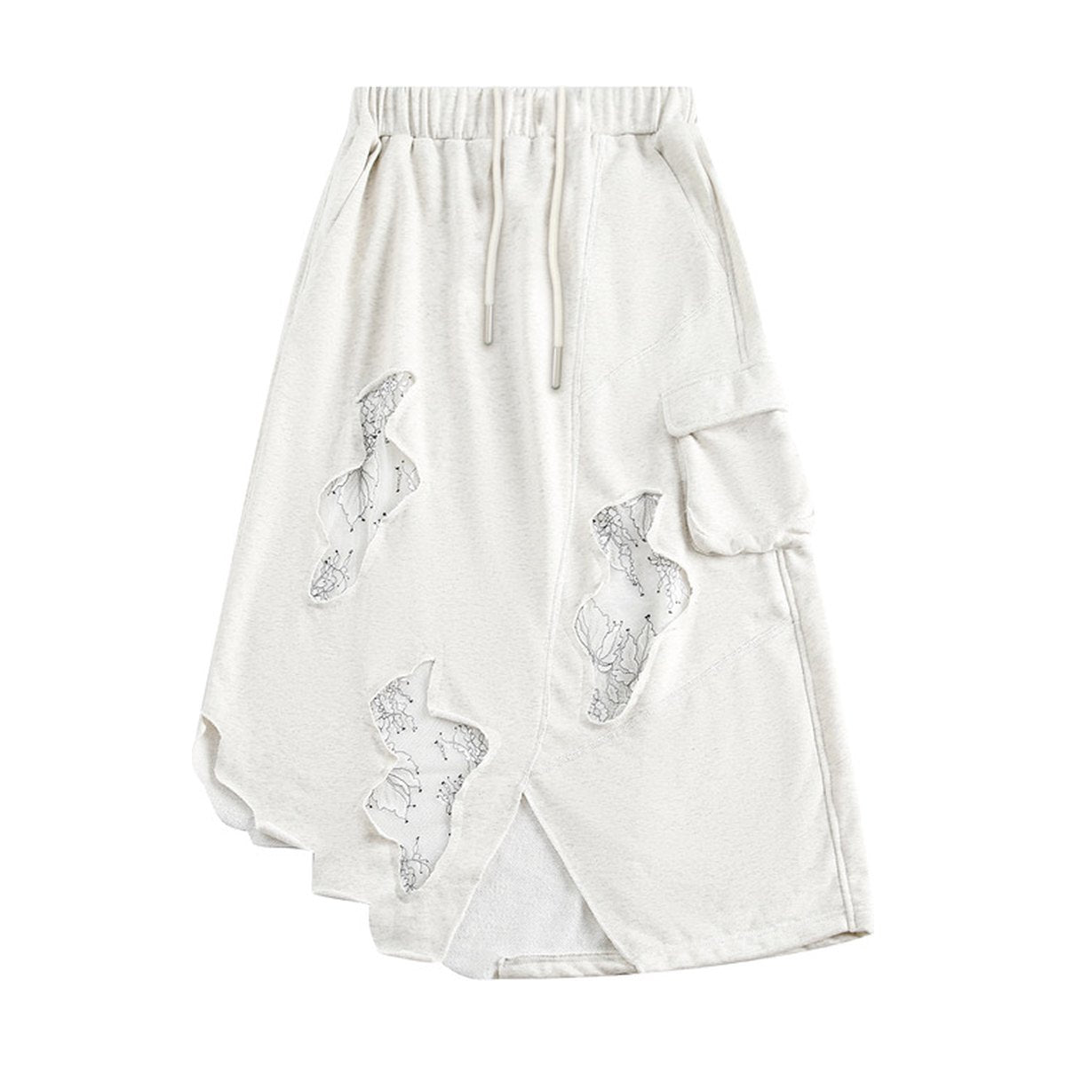 Women's Holes Stitching Skirt