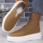 Women's Hollow-Out Slip-On Flats