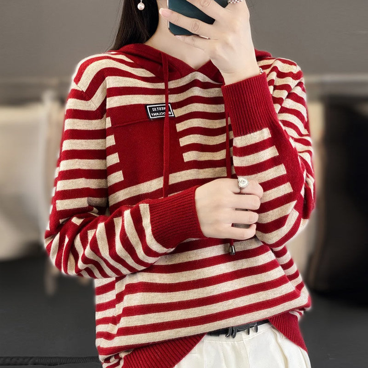 Women's Hooded Wool Base Shirt