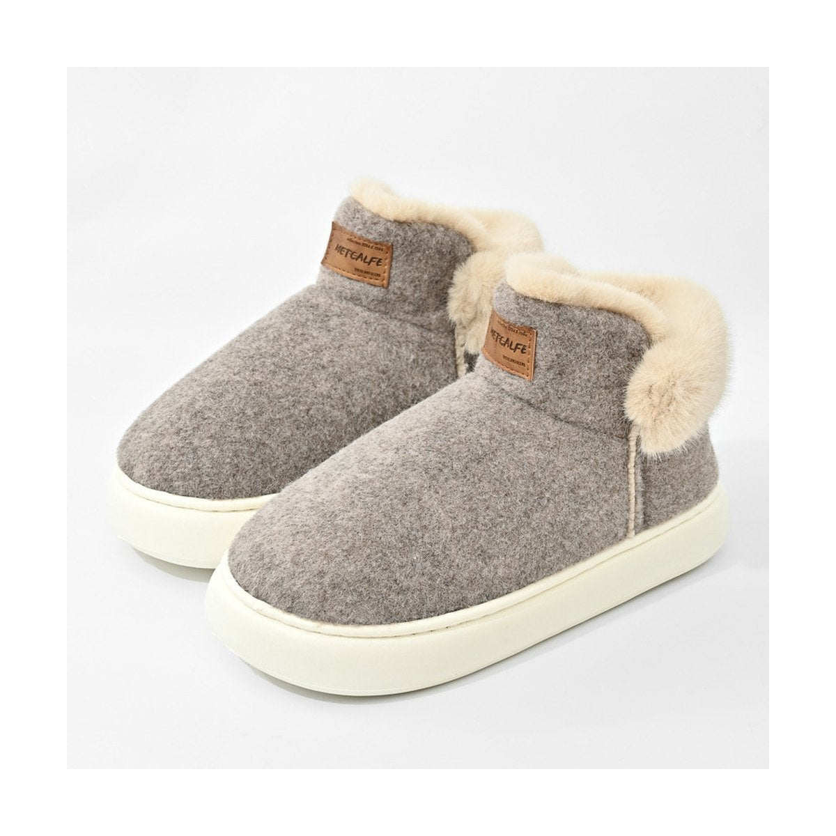 Women's Indoor Keep Warm Outerwear Bag Heel Plus