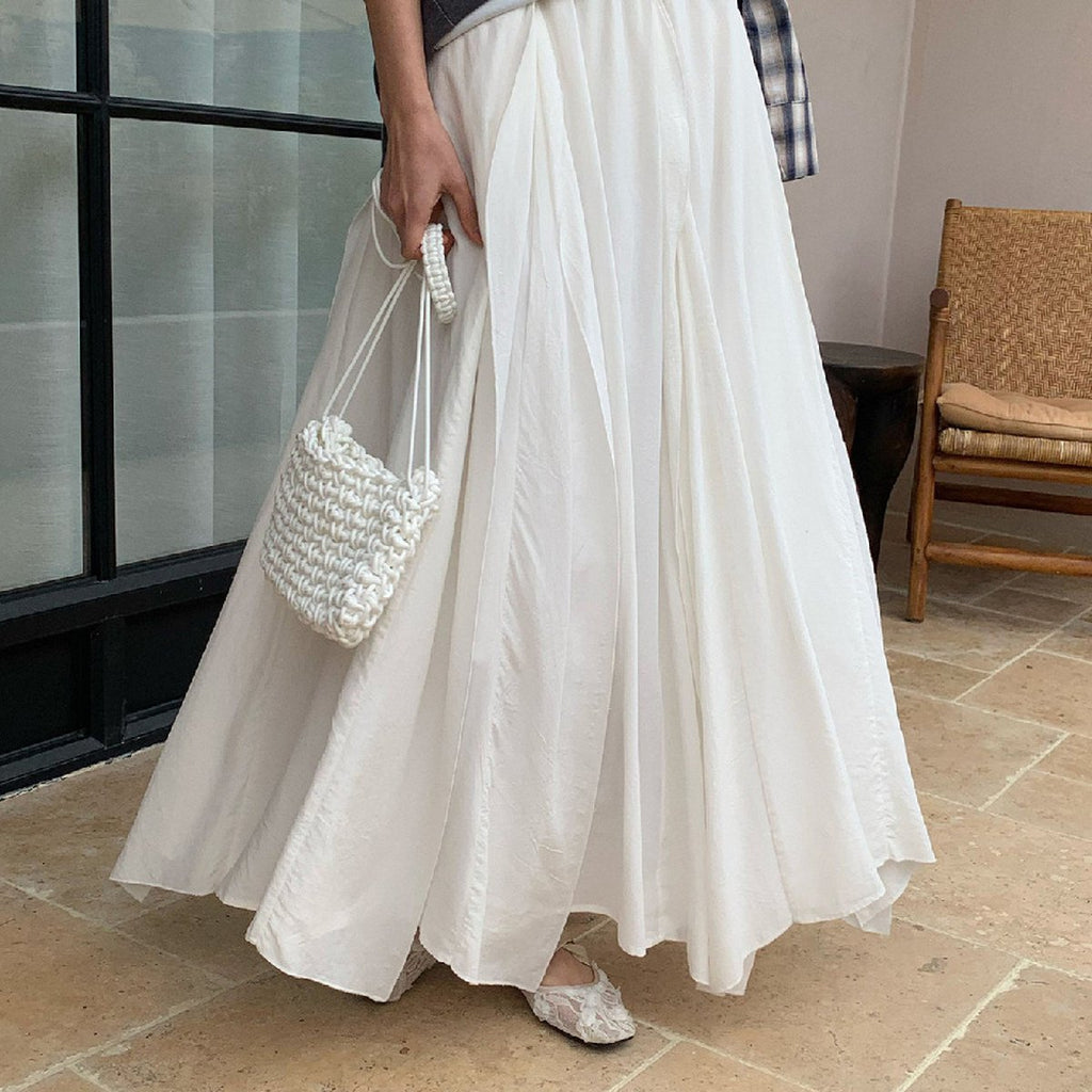 Women's Irregular Patchwork Maxi Skirt