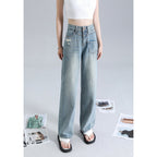 Women's Irregular Straight Jeans