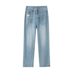 Women's Irregular Straight Jeans