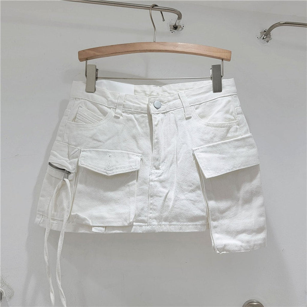 Women's Irregular Workwear Denim Skirt