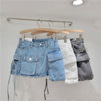Women's Irregular Workwear Denim Skirt