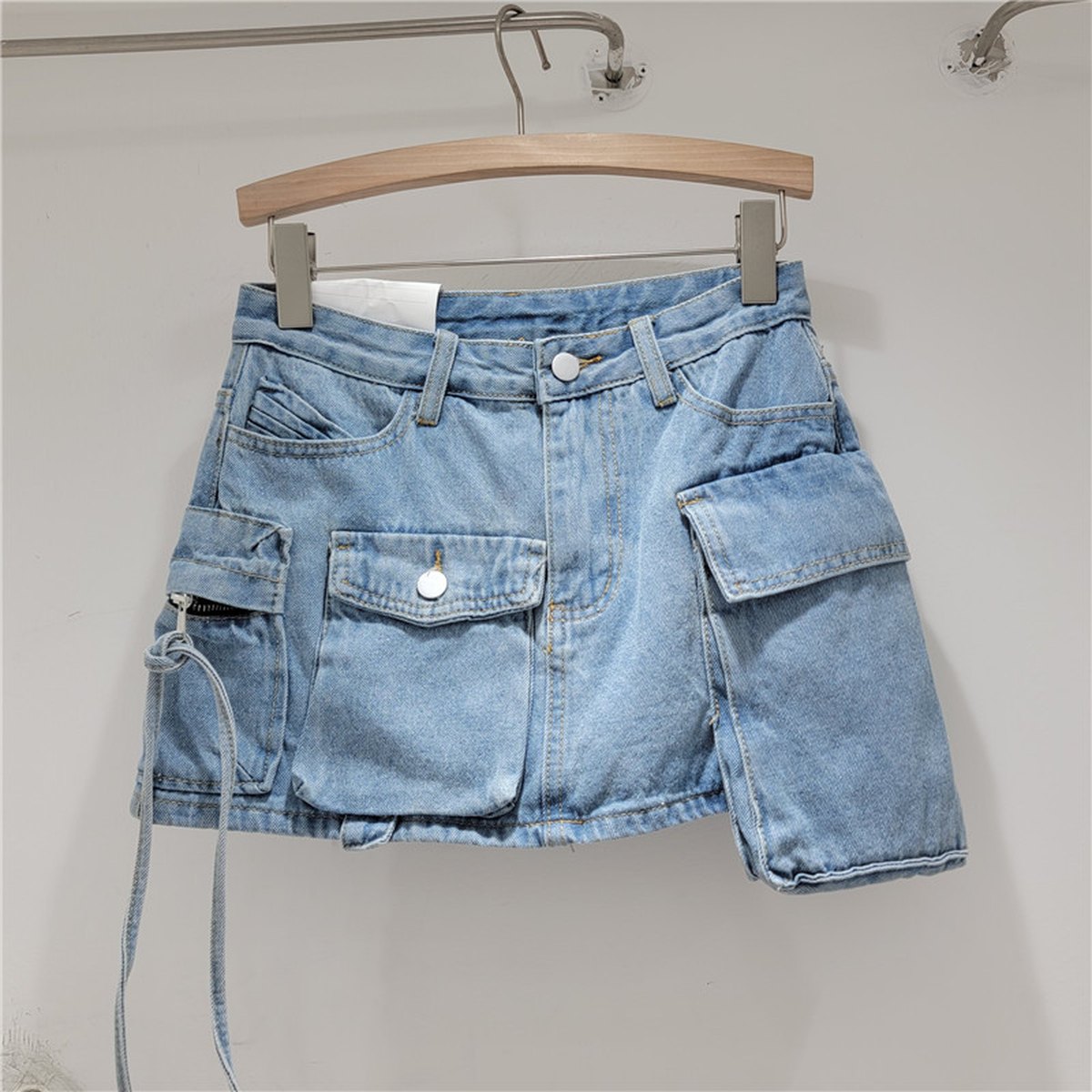 Women's Irregular Workwear Denim Skirt