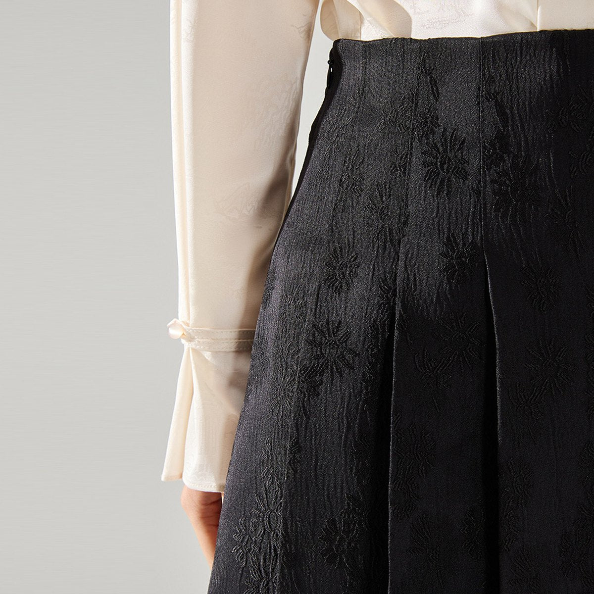Women's Jacquard Improved Horse-face Skirt