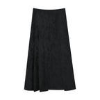 Women's Jacquard Improved Horse-face Skirt