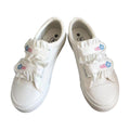 Women's Japanese Velcro Sneakers White Shoes Canvas
