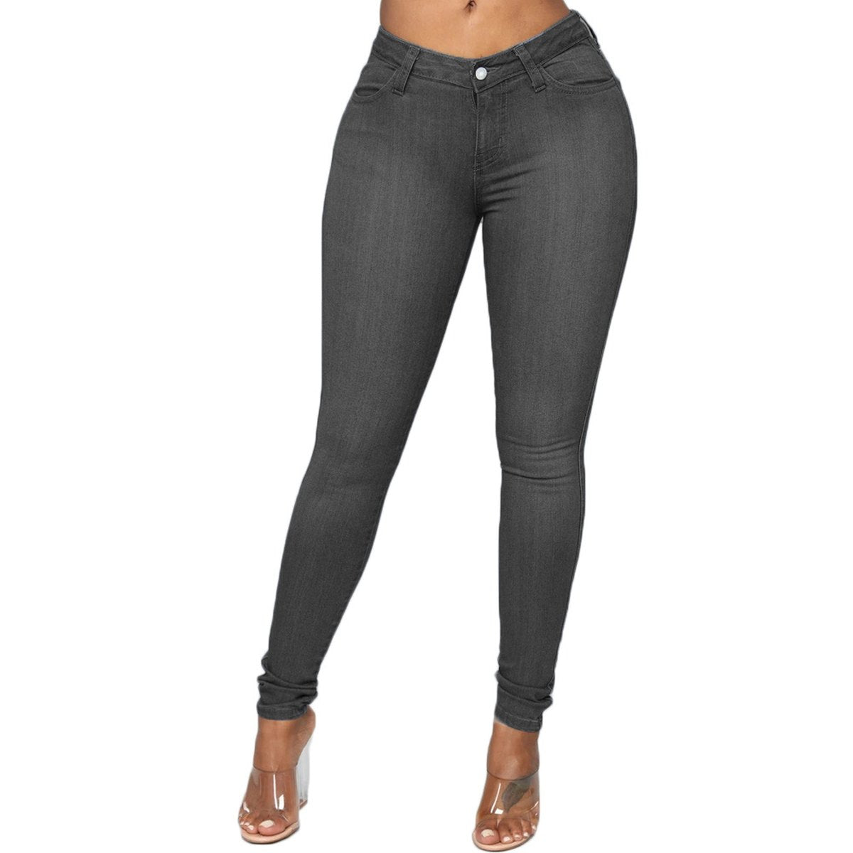 Women's Jeans European Skinny Pencil Pants XL