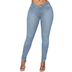 Women's Jeans European Skinny Pencil Pants XL