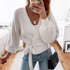 Women's Knitted Hollow Sweater