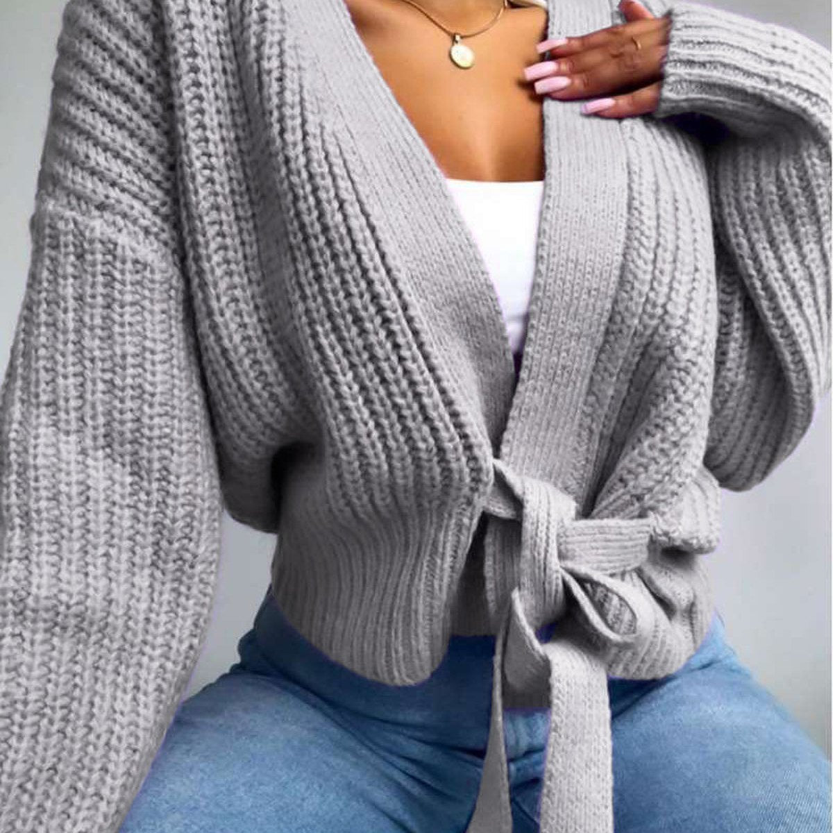 Women's Knitted Hollow Sweater