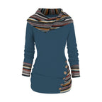 Women's Knitted Long Sleeve Button Top