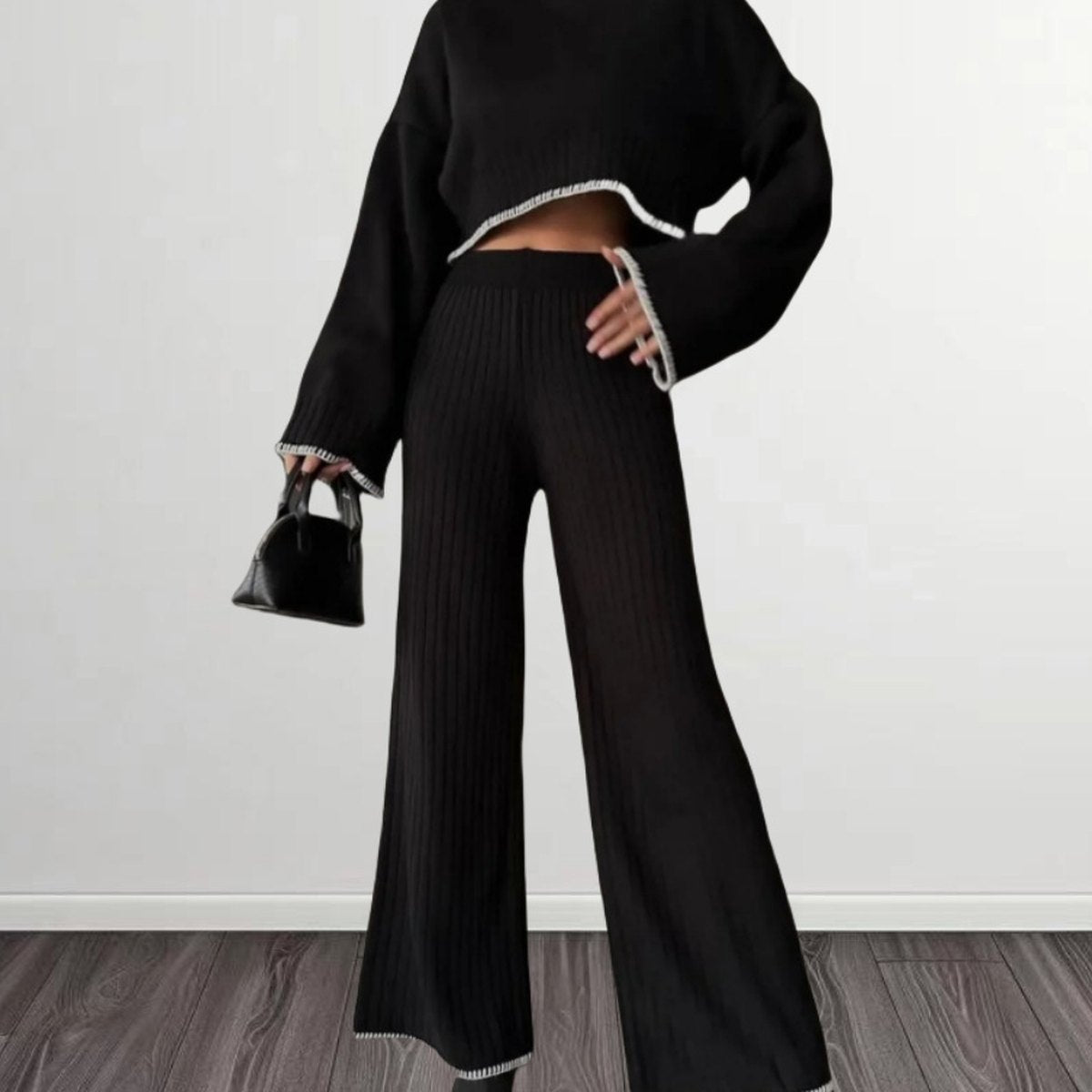Women's Knitting Two-piece Set