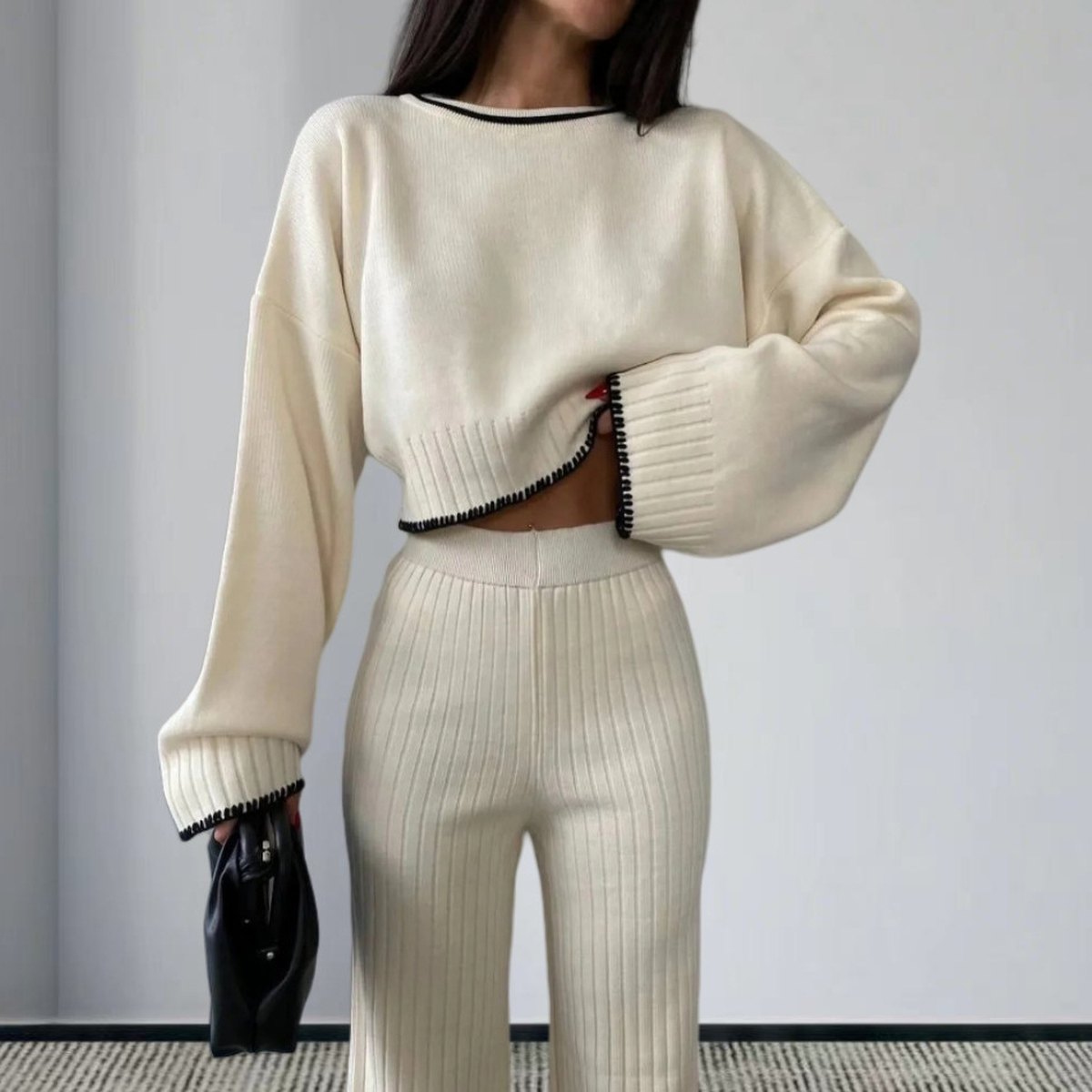 Women's Knitting Two-piece Set