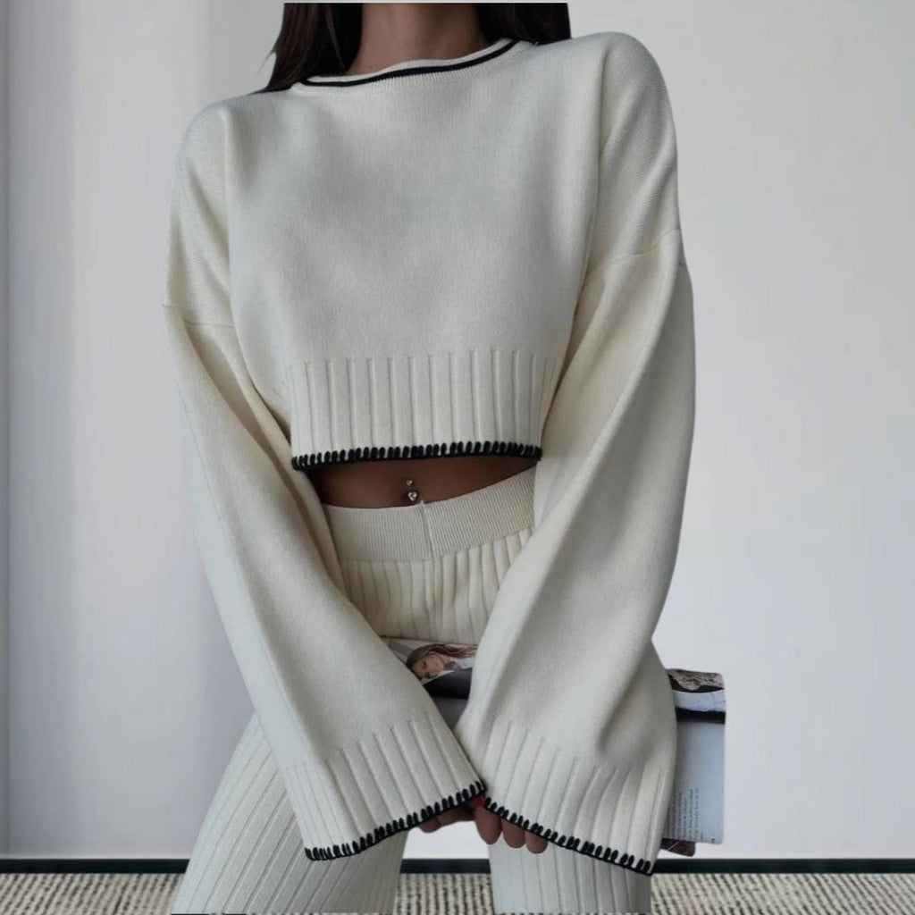 Women's Knitting Two-piece Set