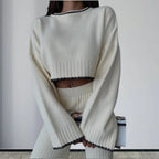 Women's Knitting Two-piece Set