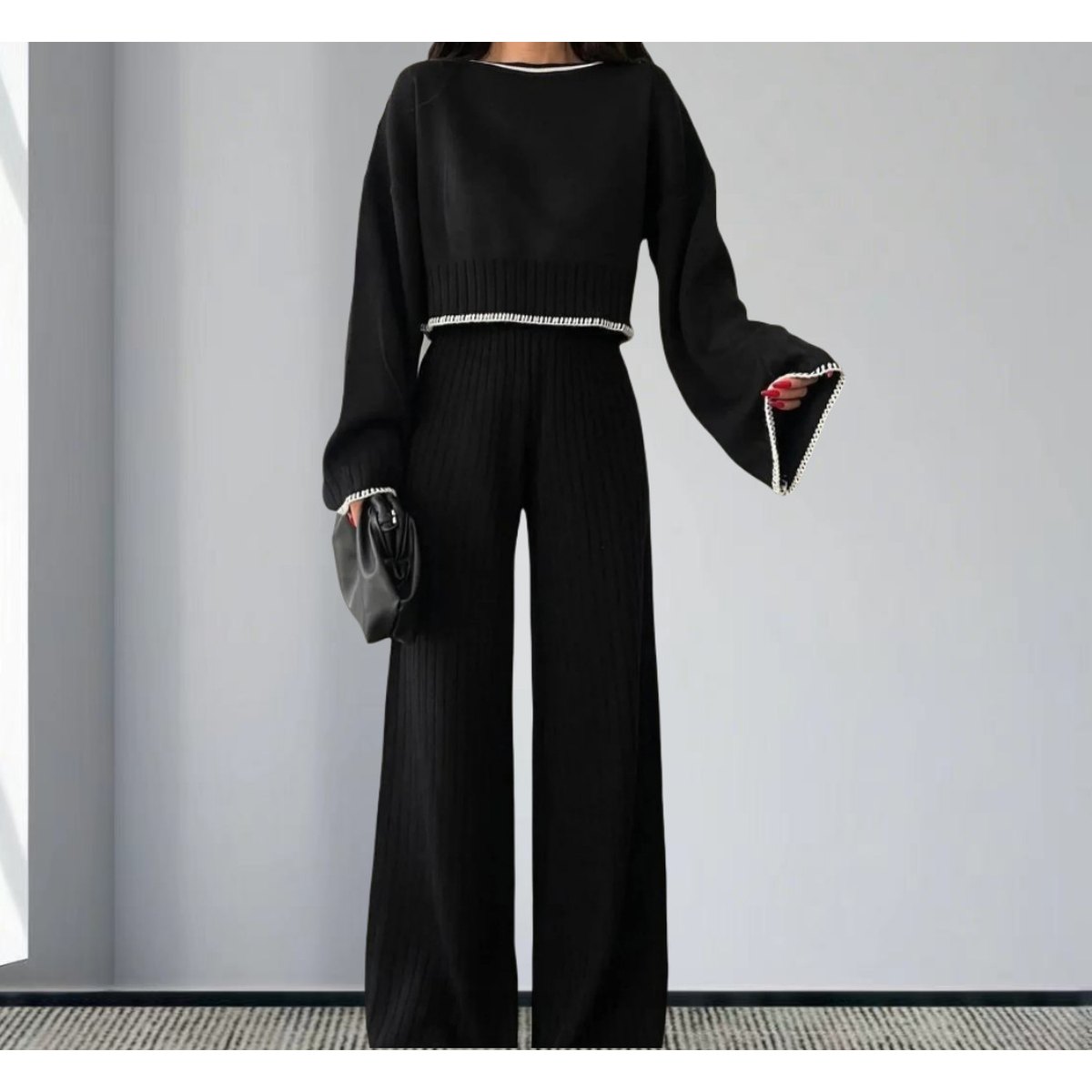 Women's Knitting Two-piece Set