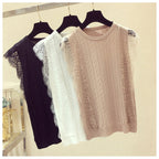 Women's Lace Knitted Vest