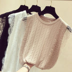 Women's Lace Knitted Vest