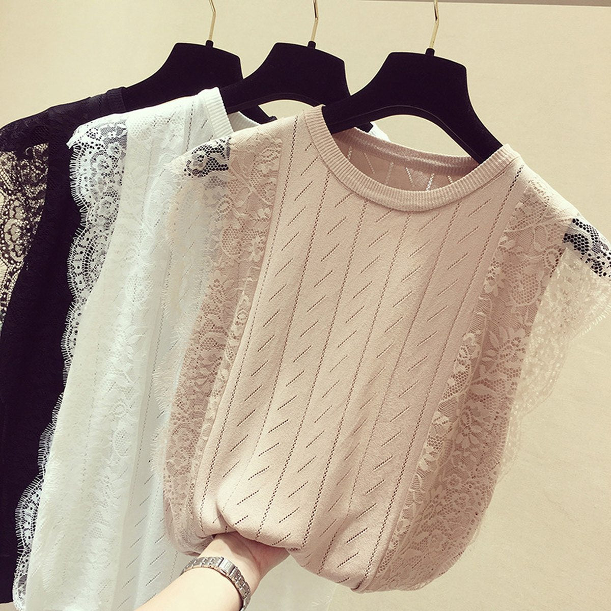 Women's Lace Knitted Vest
