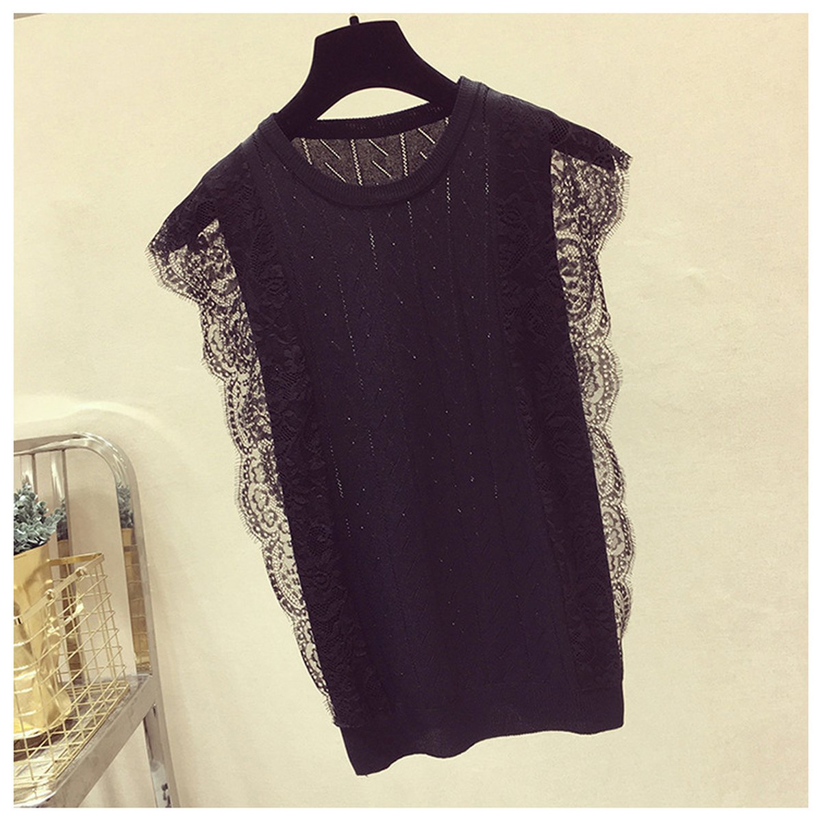 Women's Lace Knitted Vest