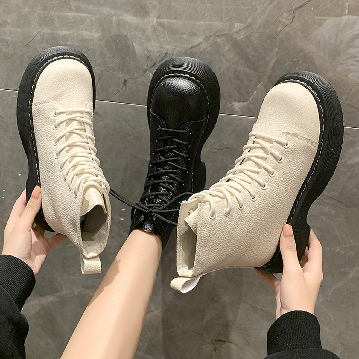 Women's Lace-Up Ankle Boots