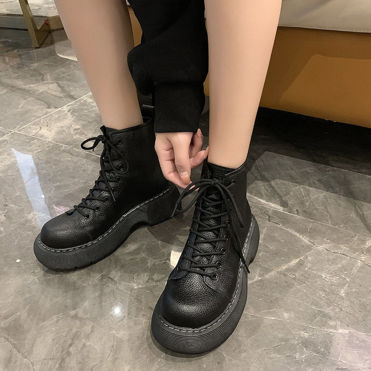 Women's Lace-Up Ankle Boots